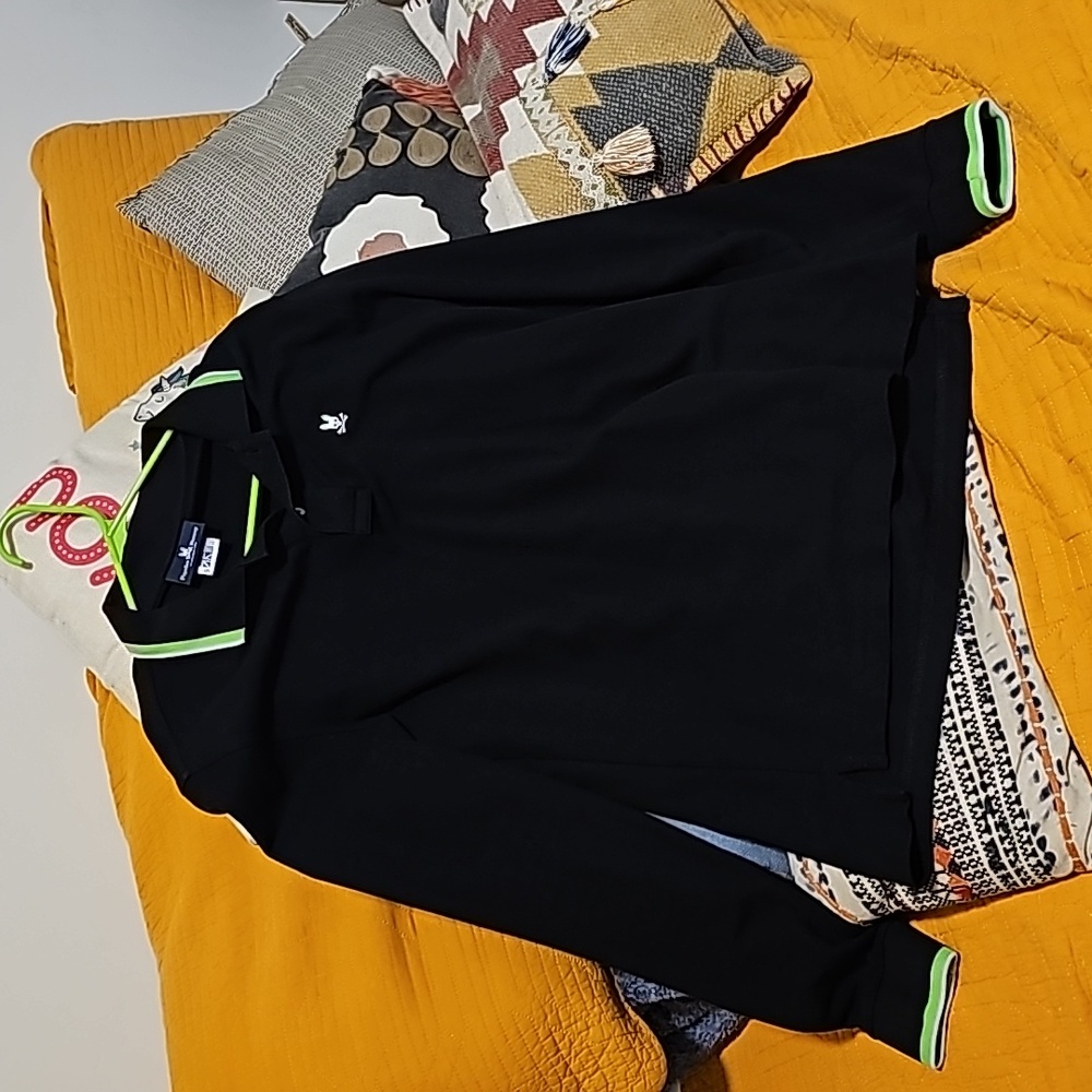 Psycho Bunny Long Sleeve Polo Size 5 Medium